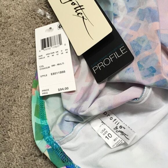 GOTTEX PROFILE tankini top. NWT - Picture 8 of 9